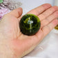 Natural Green Opal Sphere on Stand 87g