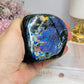 High Grade Spectrolite (Labradorite) Freeform from Finland - (Flash is all purple although it looks blue in pic) 8cm 374g