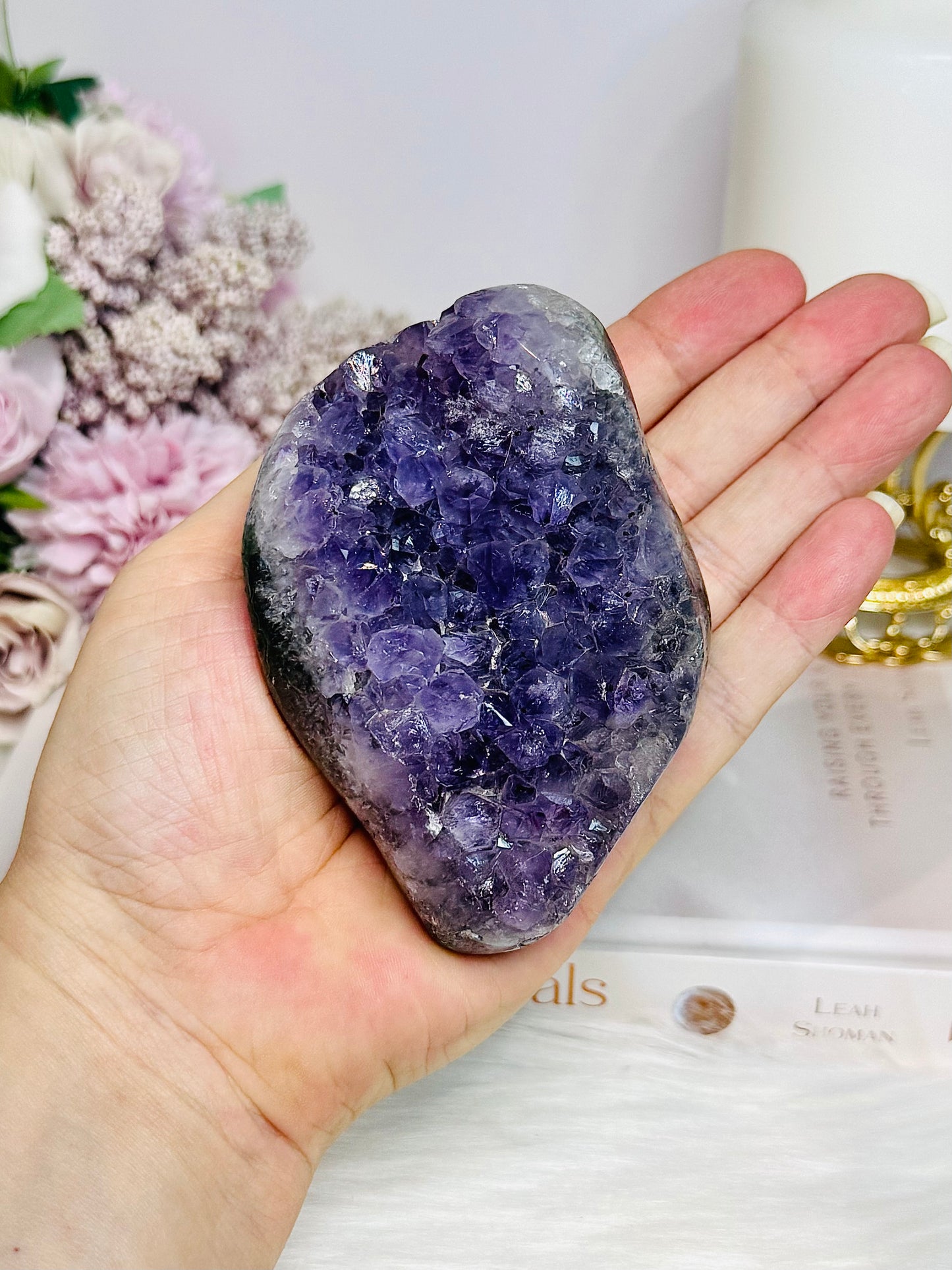 Natural Amethyst Cluster 10cm 325g