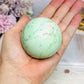 A Rare Stone ~ Genuine Inca Turquoise Sphere 210g On Stand