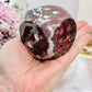 Large 391gram Natural Red Onyx Carved Die