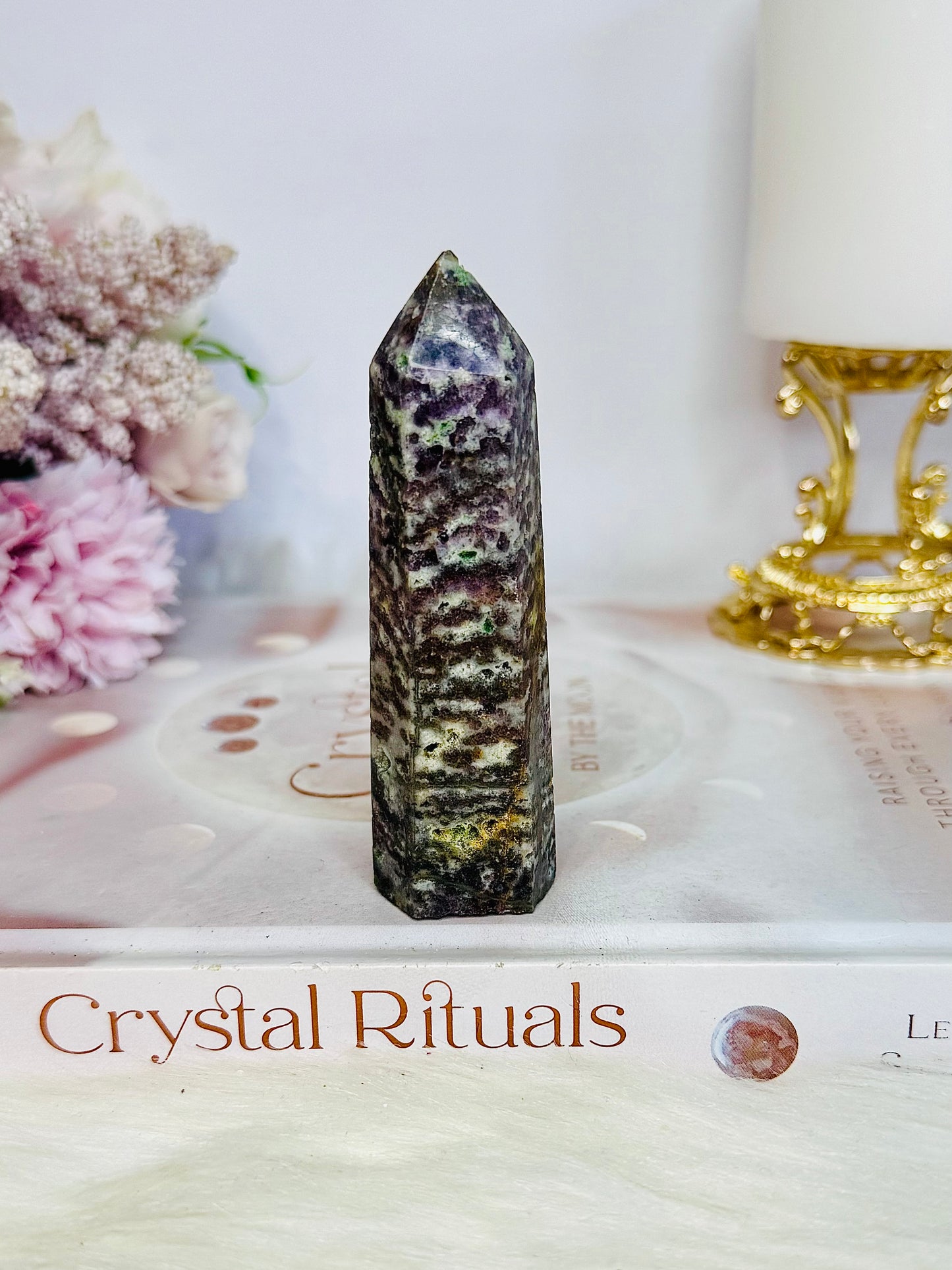 Root Fluorite Tower | Point 9.5cm l