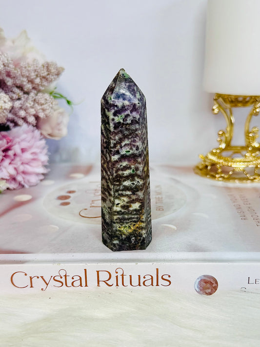 Root Fluorite Tower | Point 9.5cm l