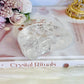 High Grade Clear Quartz Chunky Moon Bowl with Rainbows 9cm