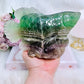 Wow! Unbelievable Stunning Piece!!! Huge 1kg 20cm Rainbow Fluorite Perfectly Carved Fish