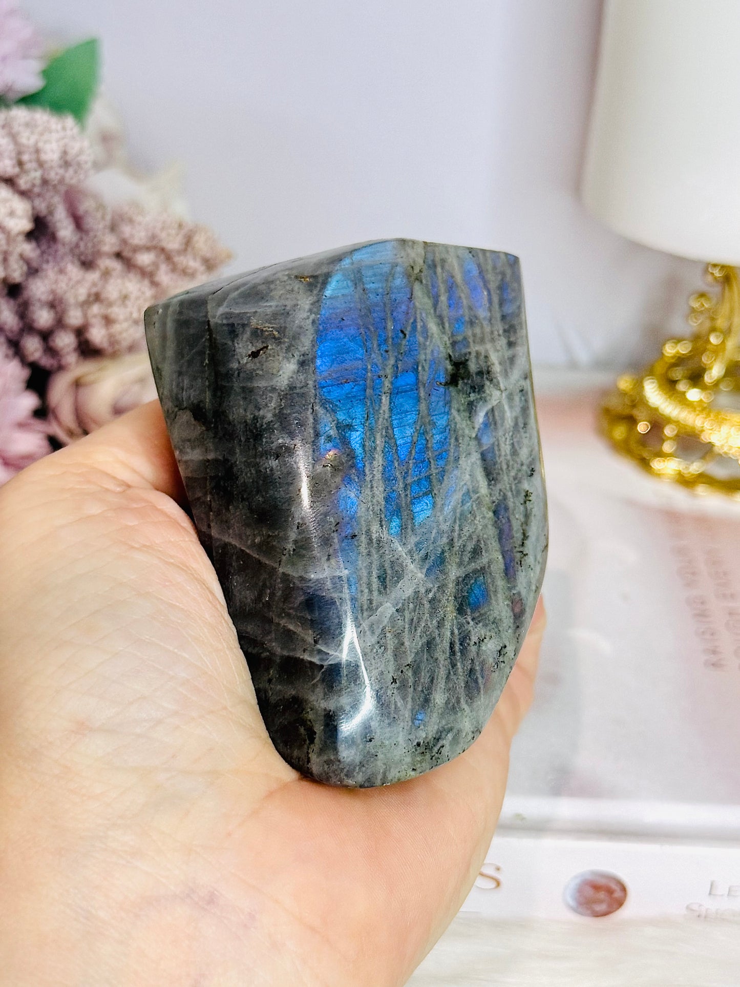 Labradorite Polished Freeform 8.5cm 320grams