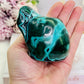 Helps Heal Heartache ~ Stunning Large Malachite |Chrysocolla Polished Natural Freeform 415grams