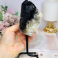 Chunky 18cm Smokey Quartz Specimen on Stand From Brazil