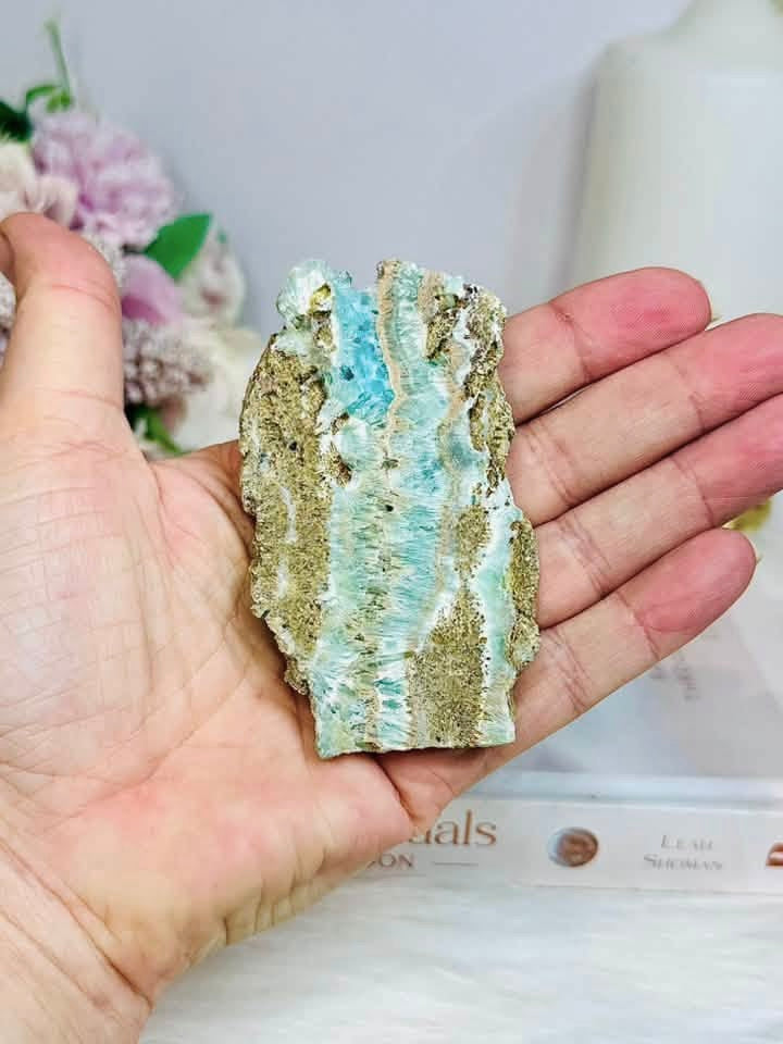Natural Hemimorphite Slab 8.5cm