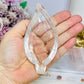 Clear Quartz Leaf Bowl 11cm
