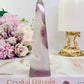 Sugar Druzy Agate Obelisk | Tower 13cm