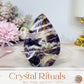 Chevron | Dream Amethyst Flame | Freeform 8cm