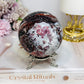 Mexican Lace Agate Sphere on Stand 476g