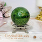 Prehnite Sphere On Stand 318g