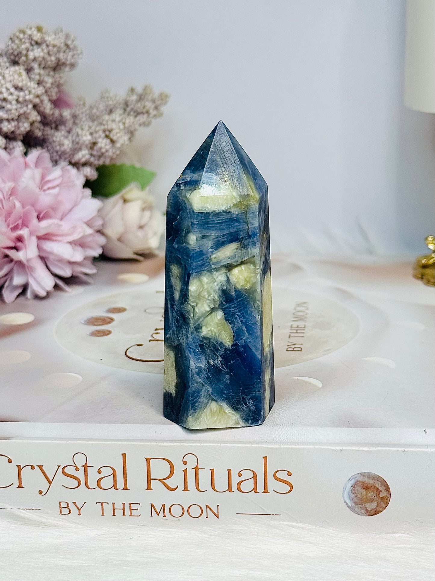 Natural Blue Kyanite Chunky Tower 8.5cm