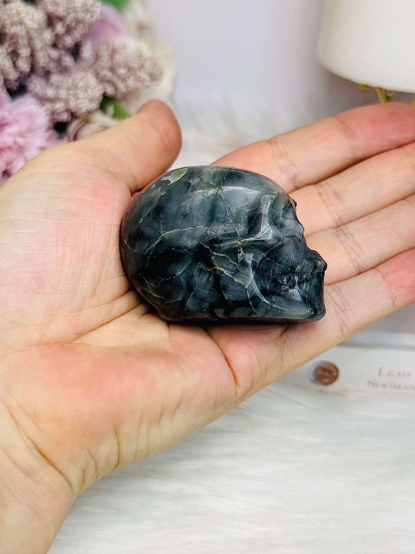 Agate Carved Skull 5.5cm