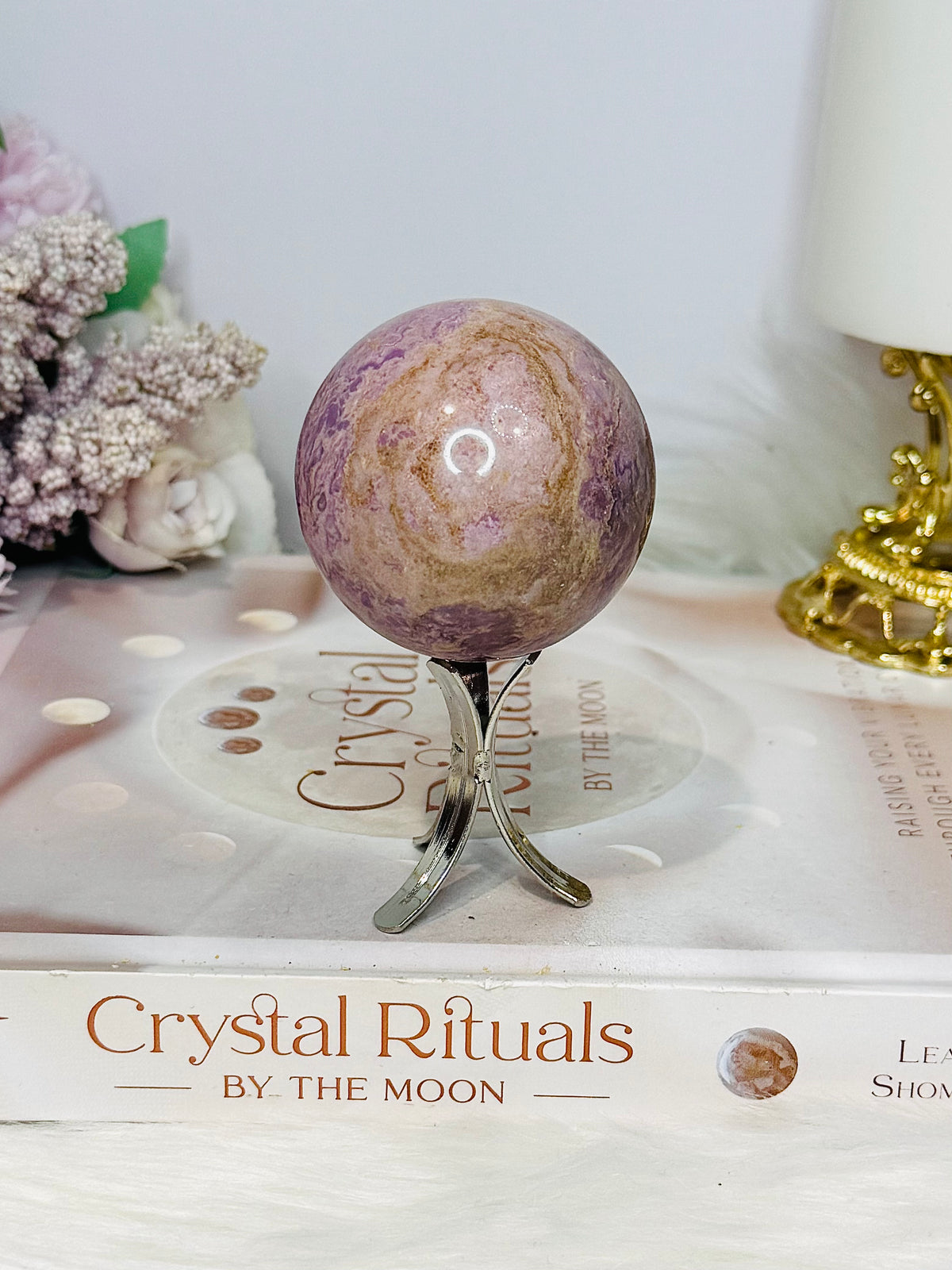 Phosphosiderite Sphere On Stand 187g