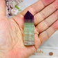 Watermelon Fluorite Tower 6.5cm