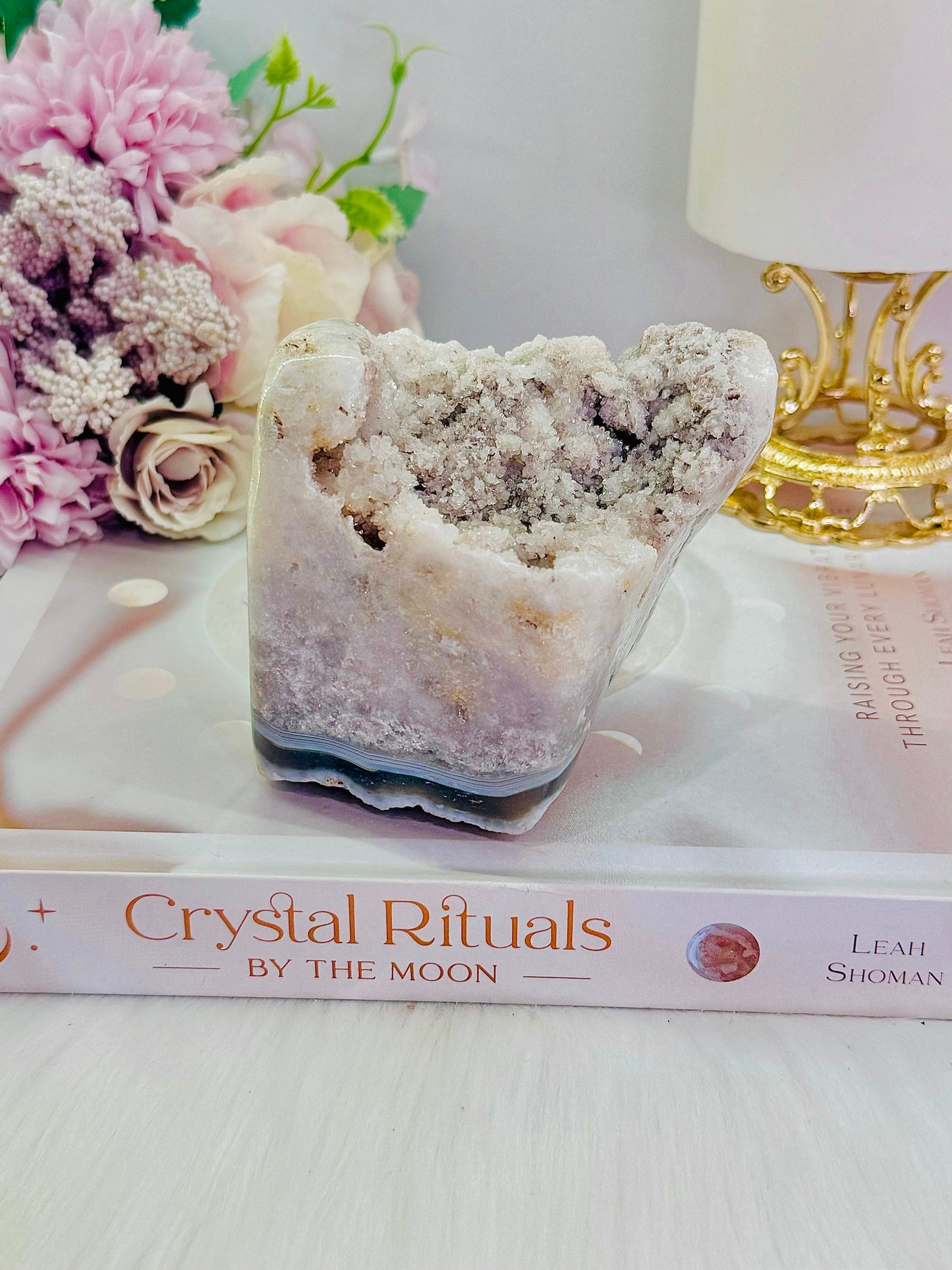 Druzy Pink Amethyst Freeform 442gram