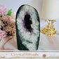 Divine Large Amethyst Cathedral | Geode From Brazil 806grams 13cm