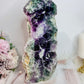 WOW!!! Huge 25cm Natural Rainbow Fluorite Tower | Freeform 2.38KG