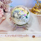 Magical Large 404gram Angel Aura Howlite Sphere On Stand