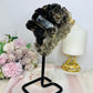 Large Smokey Quartz Cluster On Stand 812g 20cm