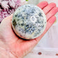 Spiritual Healing ~ Incredible Large 404gram Dentrictic Opal Sphere On Silver Stand (glass stand in pic is display only)