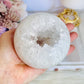 High Grade Absolutely Incredible Large Clear Quartz Druzy Sphere From Brazil 845grams