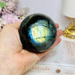 Large Labradorite Sphere on Stand 520g
