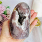 Classy & Fabulous Large 681gram 10.5cm Pink Amethyst Druzy Freeform From Brazil