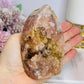 Chunky Druzy Pink Amethyst Flame 12cm