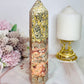 Large Leopardskin Jasper Chunky Tower 18.5cm