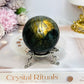 Labradorite Sphere on Stand 251g