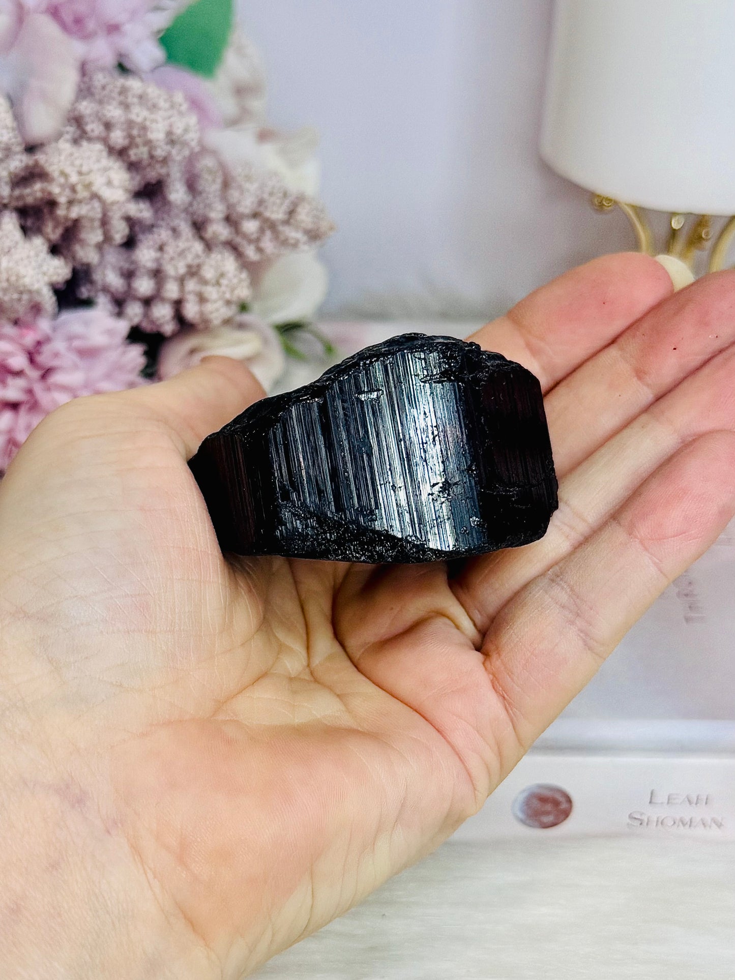 Natural Black Tourmaline Chunk 166g