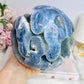 Huge Rare Natural Blue Coral Fossil Sphere 2.16KG