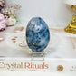Blue Owyhee Opal Palm Stone (stand is display only)