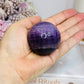 High Grade Purple Fluorite Sphere on Stand 203g