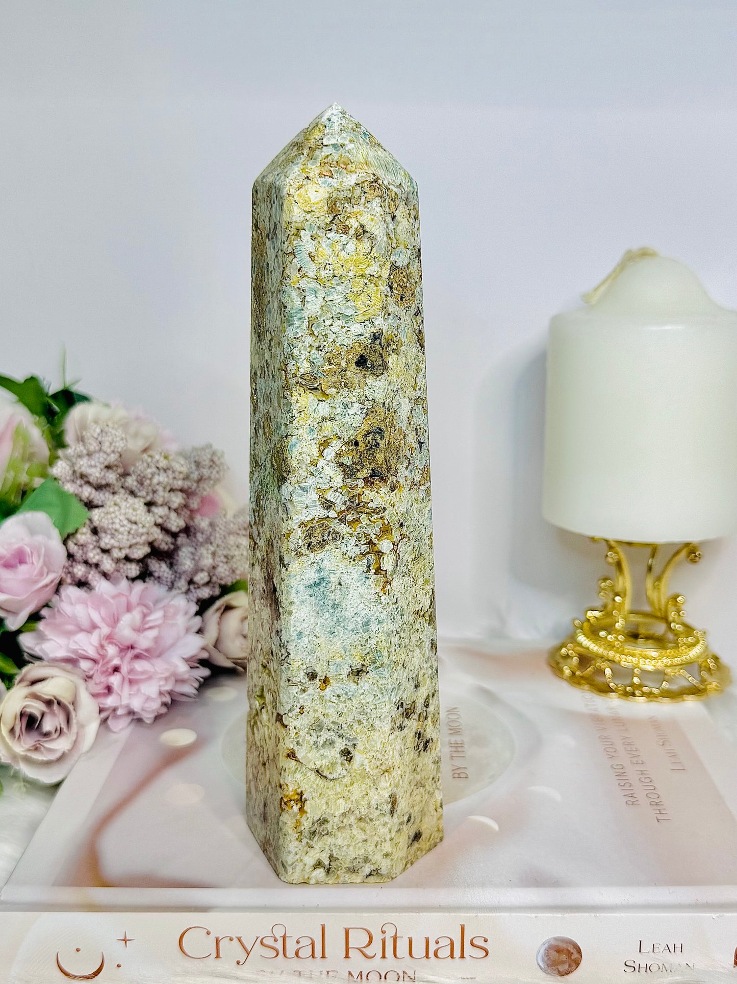 Large Chunky Mixed Blue Kyanite Tower 20cm 633g