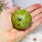 Green Jade Sphere On Stand 236g