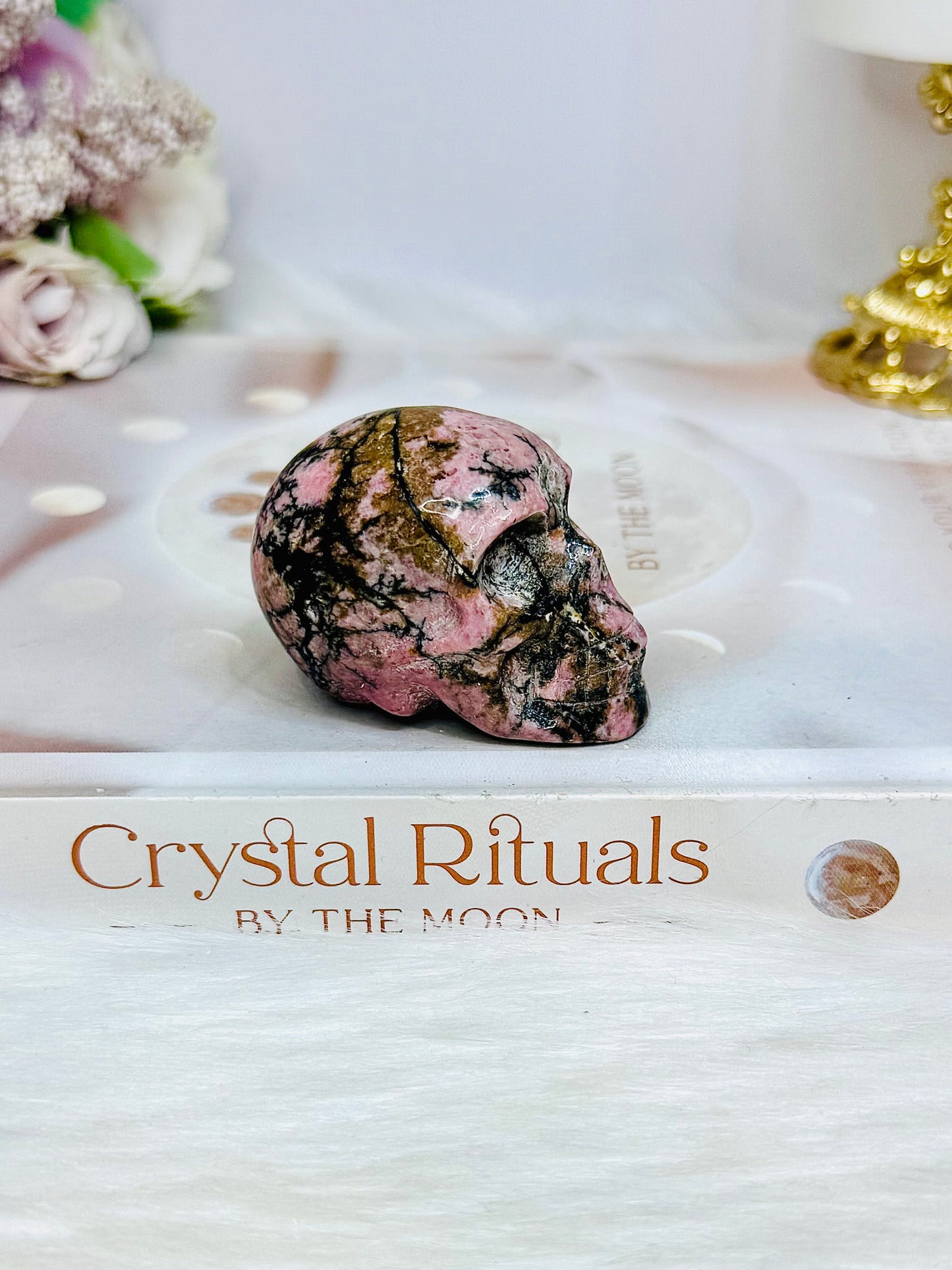 Pink Rhodonite Skull 5.5cm