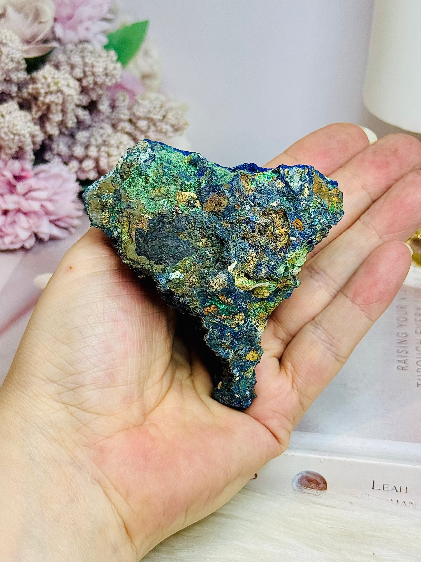 Azurite with Malachite Natural Specimen 225g