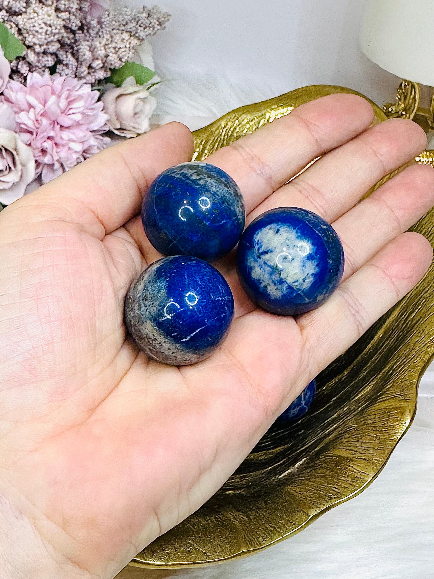 Small Lapis Lazuli Spheres $15 each