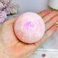 Pink Aragonite Sphere on Stand 367g
