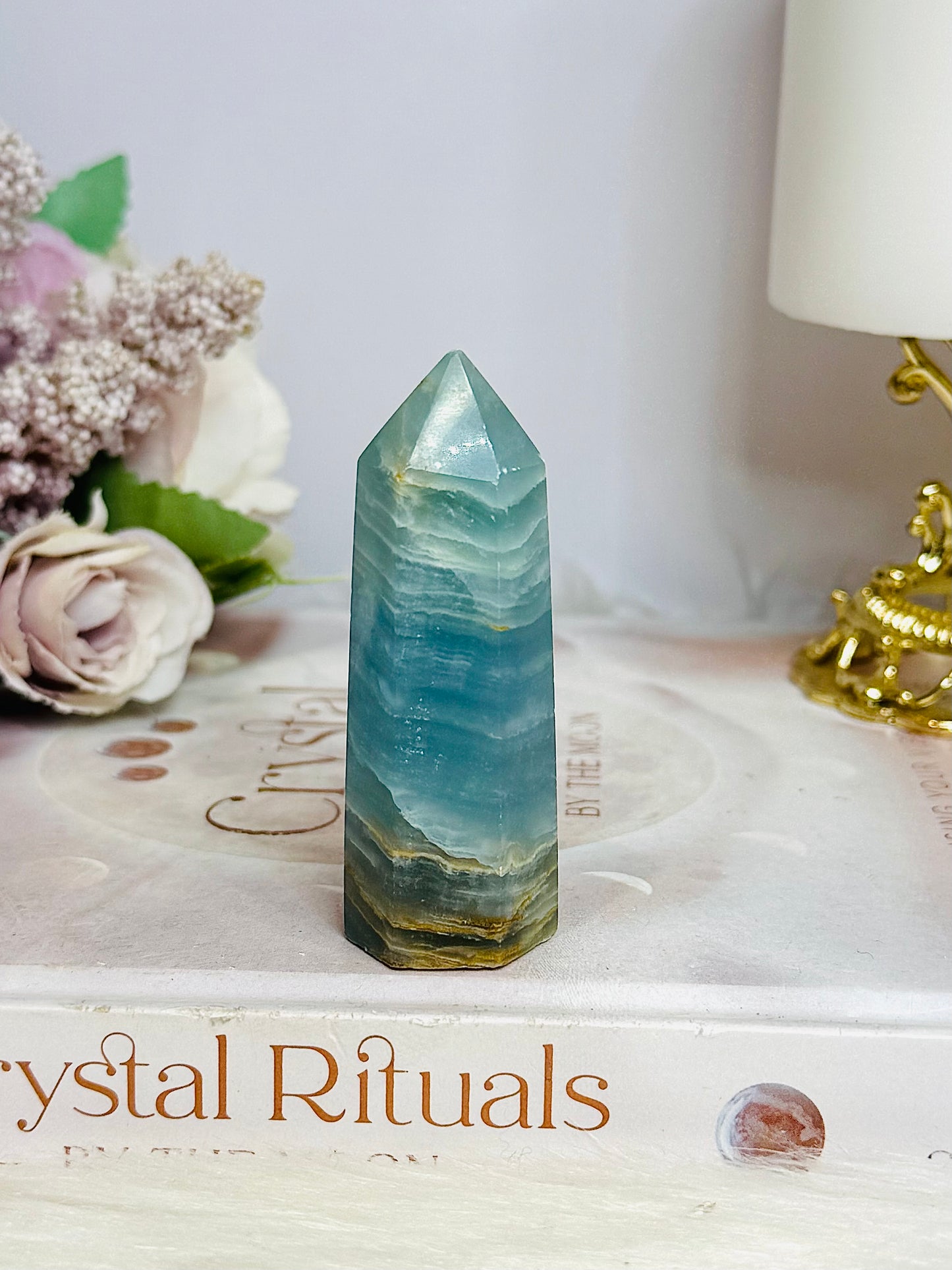 Blue Onyx Tower 7cm