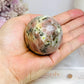 Peach Blossom Tourmaline Sphere On Stand 196g