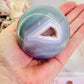 Wow!!!!! Classy & Fabulous High Grade Large Druzy Agate Sphere 402grams On Stand From Druzy