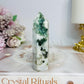 Moss Agate Tower 8.5cm
