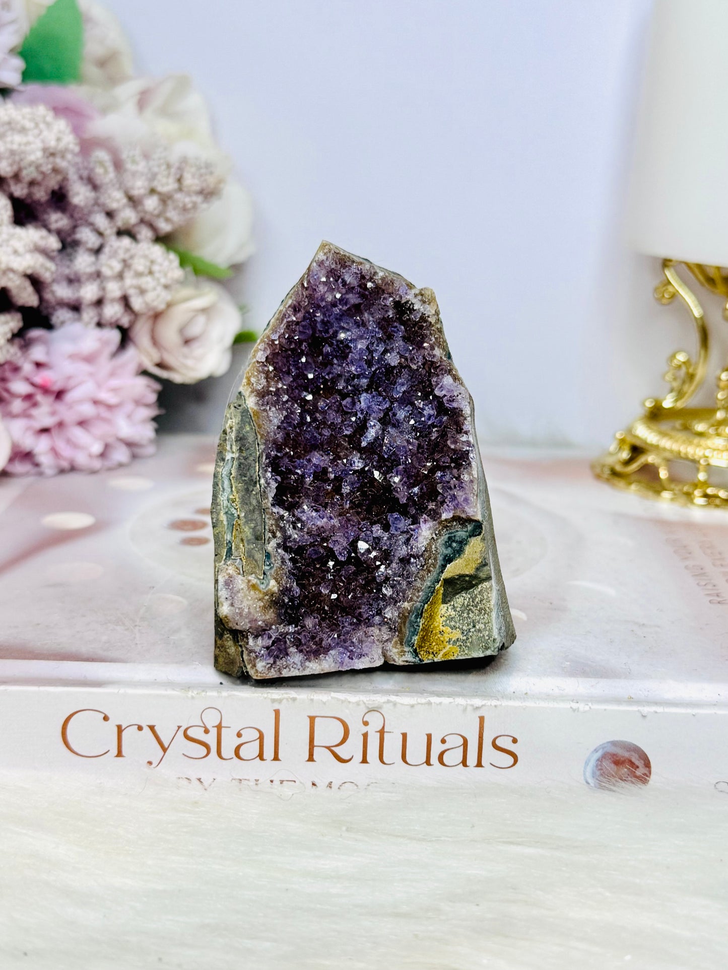 Amethyst Base Cut Cluster 7.5cm