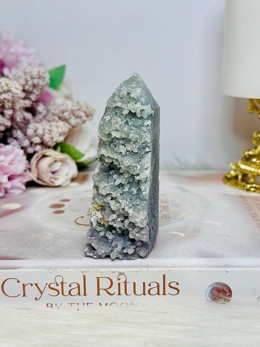 Grape Agate Natural Tower 8.5cm